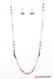 Tropical Summer - Purple Necklace - Box 5 - Purple