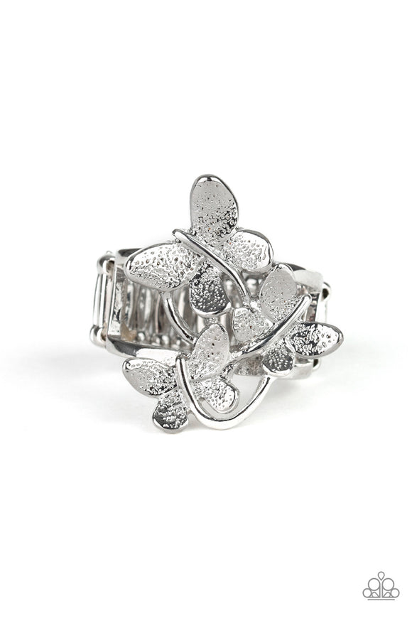 Full Of Flutter - Silver Ring - Box 12