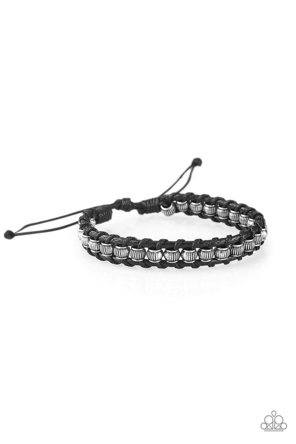 Modern Mariner - Black Urban Pull Cord Bracelet