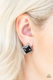 Steller Square - Black Post Earring - Box 2 - Black