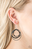 Elegantly Entangled - Black Earring