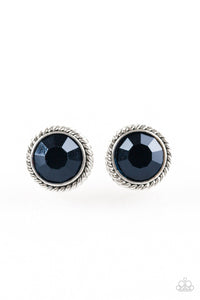 GLAM Over - Blue Post Earrings - Box 1 - Blue