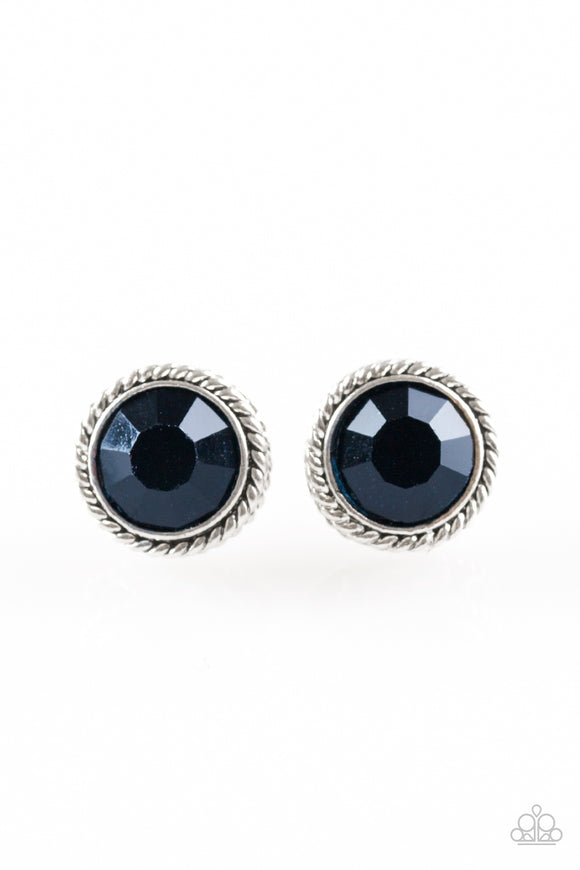 GLAM Over - Blue Post Earrings - Box 1 - Blue