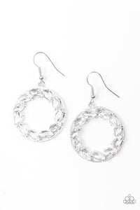 Global Glow - White Earring
