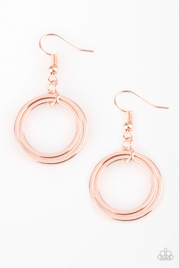 The Gleam Of My Dreams - Rose Gold Earrings
