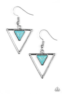 Triassic Princess - Blue Earrings