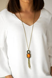 A Good TALISMAN Is Hard To Find - Orange Necklace - Box 4 - Orange