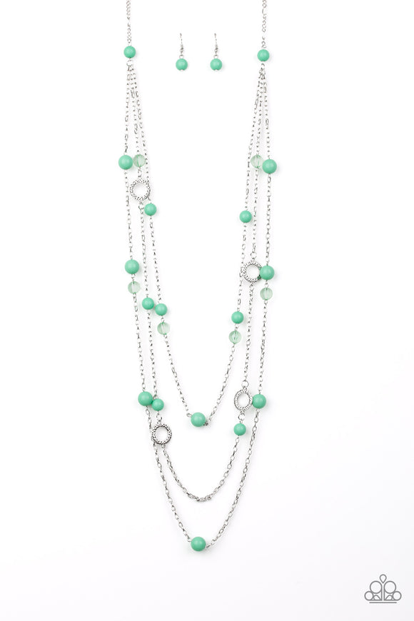 Brilliant Bliss - Green Necklace - Box 7 - Green