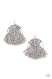 All About MACRAME - Silver Earring