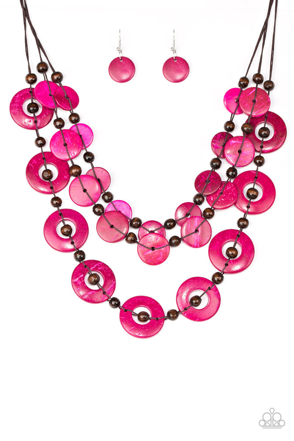 Catalina Coastin - Pink Necklace - Box 2 - Pink