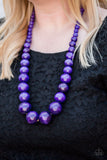 Effortlessly Everglades - Purple Necklace - Box 5 - Purple