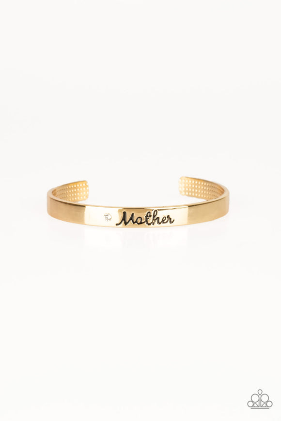 Every Day Is Mother's Day - Gold Cuff Bracelet