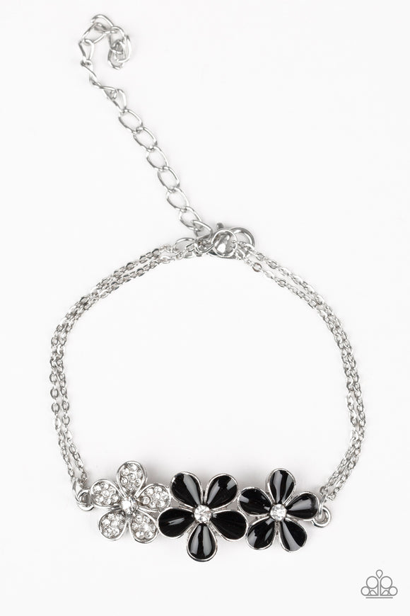 Flowering Fiji - Black Bracelet