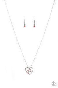 Follow Your HEARTTHROB - Pink Necklace - Box 5 - Pink