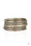 Hidden Groves - Brass Bangle Bracelet