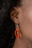 Ice Queen - Orange Necklace - Box 6 - Orange