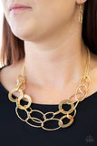 Metallic Maverick - Gold Necklace