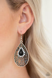 Modern Monte Carlo - Black Earring