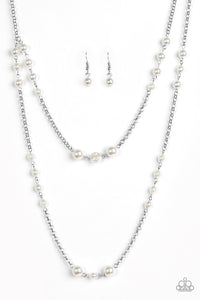 Pearl Promenade - White Necklace - Box 6 - White