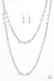 Pearl Promenade - White Necklace - Box 6 - White