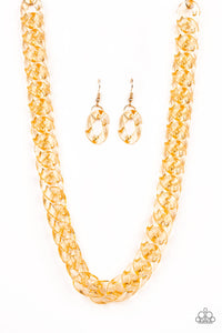 Put it On Ice - Gold Necklace - LOP- Mar19 - Box 1 - Gold