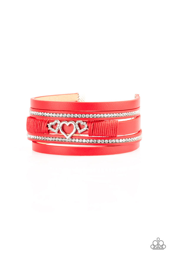 Rebel Valentine - Red Urban Bracelet