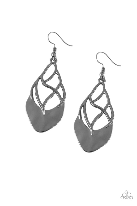 Super Swanky - Black Earring