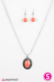 Western Plains - Orange Necklace - Box 6 - Orange