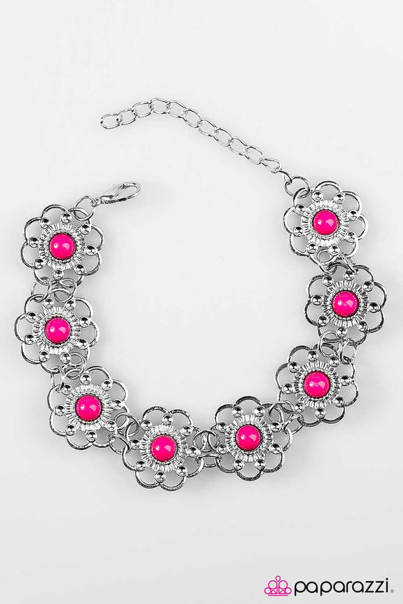 Summer Garden - Pink Bracelet