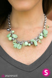 Ocean Sunset - Green Necklace