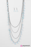 Summer Shower - Blue Necklace - Box 4 - Blue