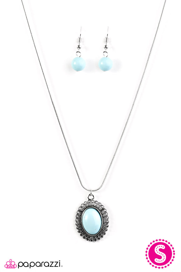 Western Plains - Blue Necklace - Box 4 - Blue