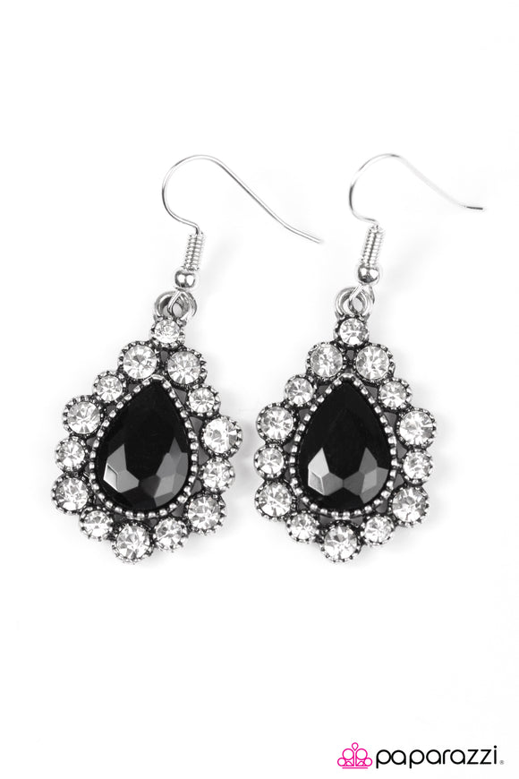 Release Your Inner Sparkle - Black Earring