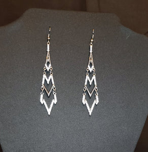 Electric Shimmer - Black Earring