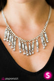 Flirting With Fringe - White Necklace - Box 8 - White