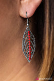 LEAF It At That - Red Earring - Box RedE1