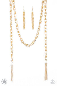 SCARFed For Attention - Blockbuster - Gold Necklace