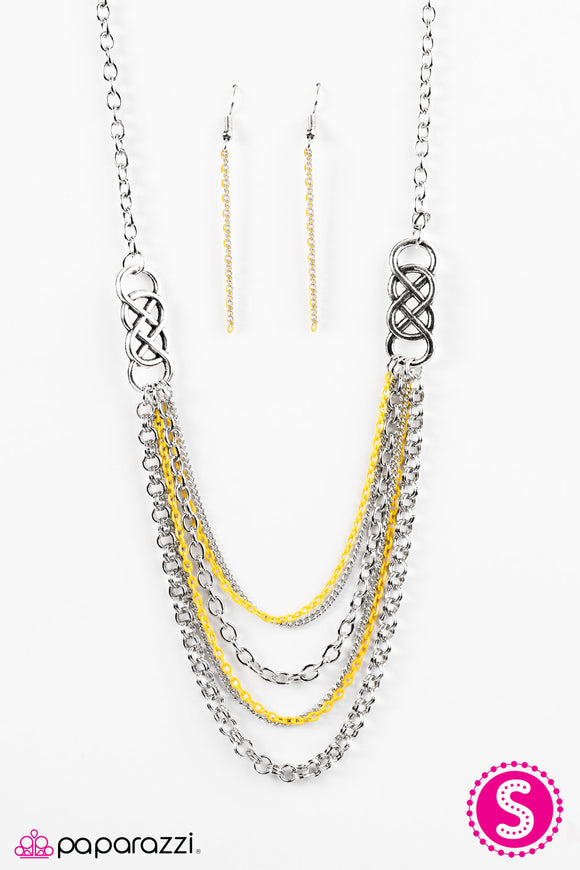 Infinite Color - Yellow Necklace - Box 3 - Yellow
