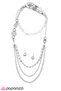 Enmeshed In Elegance - Blockbuster - Silver Necklace - Box 17 - Silver