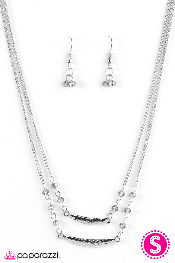 Tropical Getaway - Silver Necklace  - Box 18 - Silver