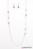Mornings Are For Mimosas - Brown Necklace - Box 3 - Brown