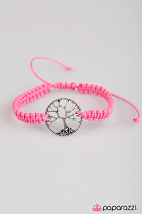 Stand Tall - Pink  Urban Pull Cord Bracelet