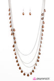 Summer Showers - Brown Necklace - Box 1 - Brown