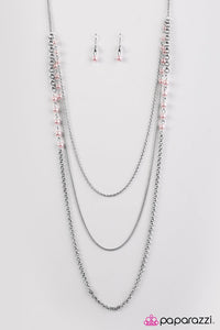 Worth The Ritz - Pink Necklace - Box 7 - Pink