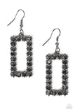 Mirror, Mirror - Black Earring