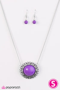 Summer Sun - Purple Necklace - Box 4 - Purple