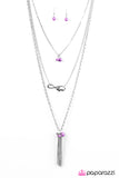 Never Lose Hope - Purple Necklace - Box 5 - Purple