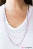 Summer Showers - Purple Necklace - Box 6 - Purple