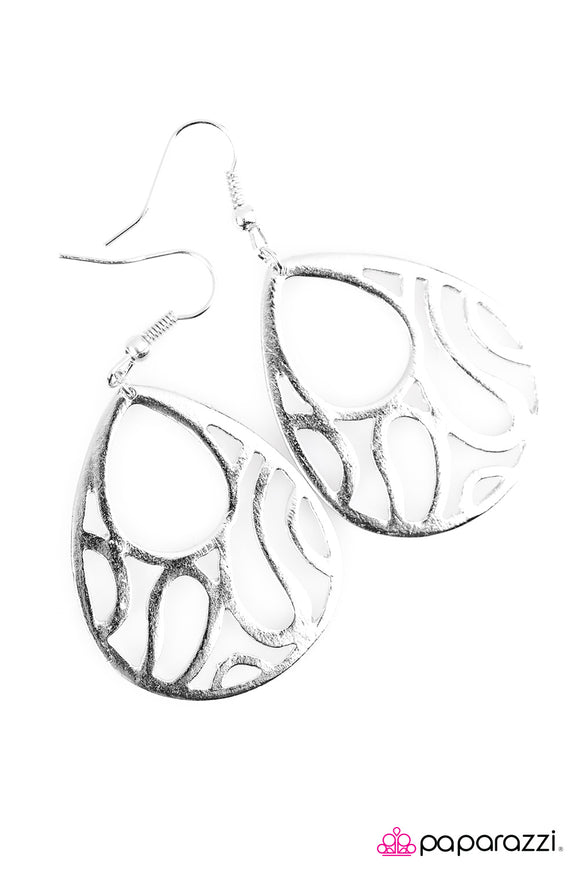 Waikki Waves - Silver Earrings