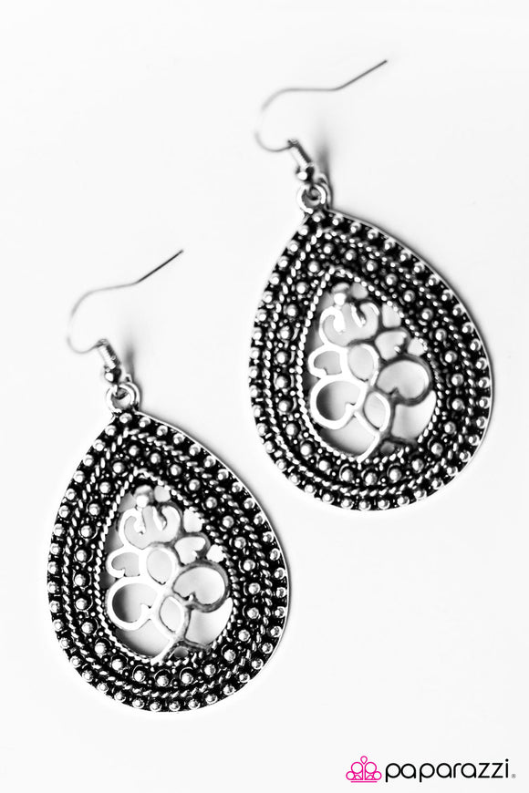 Look Like Rain - Silver Earring